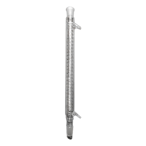 Livingstone Coil Condenser, Socket and Cone 24/29mm, 310mm Length, Borosilicate Glass, Made in Australia, Each Each