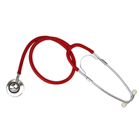 Livingstone Dual Head Stethoscope Latex Free, Black Tube, Each Each