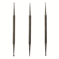 Curette, Double Ended, 1 x 2mm, Fine, Each