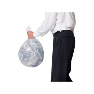 Livingstone Garbage Bag Bin Liner, Recyclable, Kitchen Tidy, 36 Litres, 58 x 70cm, 14 Microns, Heavy Duty, HDPE, White, 50/Roll Roll