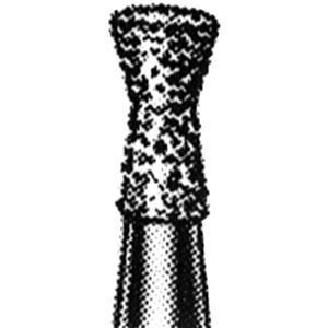 Ad 520 Diamond Burs, Round, ISO 001524 #10, Mini, Friction Grip, Medium, Each
