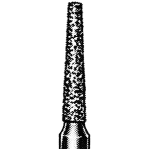 Ad 520 Diamond Burs, Round, ISO 001524 #10, Mini, Friction Grip, Medium, Each