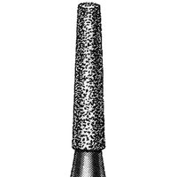 Dica 555 Diamond Burs, Taper Fissure, ISO 172524 #14, Friction Grip, Medium, Each Each