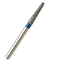 Livingstone Diamond Burs, Long Taper Fissure, ISO 173534 #17, Friction Grip, High Speed, Coarse, Each