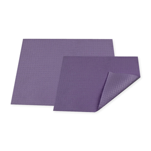 Livingstone Dental Bib or Head Pad, Unfolded, 4-ply Waterproof Lined, 20 x 28cm, Small, Blue, 250/Box, 1000/Carton Carton