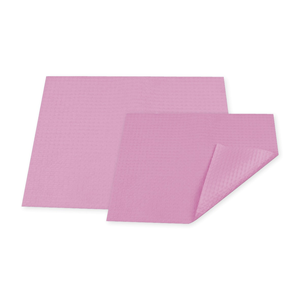 Livingstone Dental Bib or Head Pad, Unfolded, 4-ply Waterproof Lined, 20 x 28cm, Small, Blue, 250/Box, 1000/Carton Carton