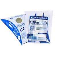 Livingstone Flat Foldable Cardboard Asthma Spacer, Disposable, Single Piece, Loose Piece Only Each