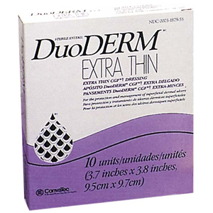 Duoderm Extra Thin Dressing, 10 x 10cm, Each Loose Loose