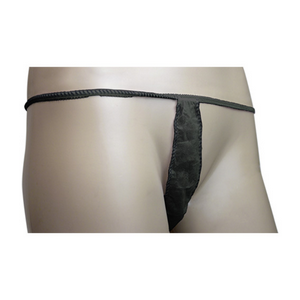 Sofeel Disposable G-String, Thin, White, with Pink Border, 100/Bag Bag