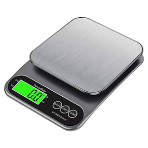Livingstone Digital Postal and Kitchen Scale, Up to 10kg Capacity, Stainless Steel, Each