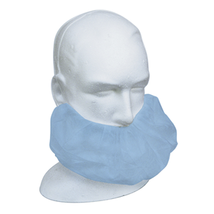 Livingstone Disposable Beard Cover, Double Elastic Ear Loop, Latex Free, 16gsm, Blue, 500/Carton Carton