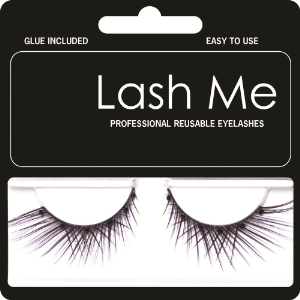 Reusable Party Eyelashes, Felicity, Glue Inclusive, Pair Pair