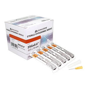 Livingstone Hypodermic Needle, 14 Gauge x 1.5 Inches, 38mm, Sterile, 100/Box Box