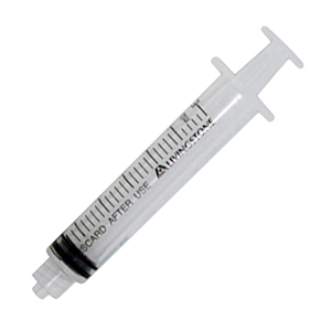 Livingstone Syringe, 5ml, Luer Lock Tip, Latex Free, Hypoallergenic, Non-Sterile, Loose