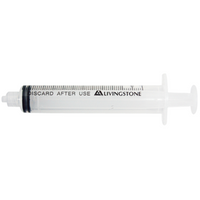 Livingstone Syringe, 10ml, Luer Lock Tip, Latex Free, Hypoallergenic, Non-Sterile, Each Each
