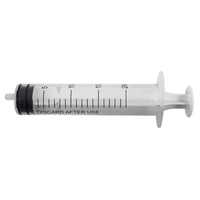 Livingstone Syringe, 10ml, Luer Slip Tip, Eccentric Off Centre Nozzle, Latex Free, Hypoallergenic, Non-Sterile, Loose Each