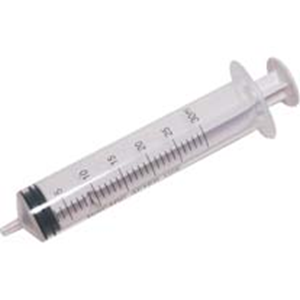 Livingstone Syringe, 10ml, Luer Slip Tip, Eccentric Off Centre Nozzle, Latex Free, Hypoallergenic, Non-Sterile, Loose Each