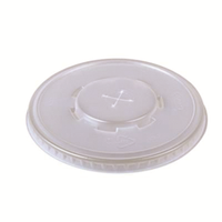Lids for Foam Cup, Translucent, Straw Slotted, 1000/Carton Carton