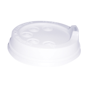 Lids for Foam Cup, Translucent, Straw Slotted, 1000/Carton Carton