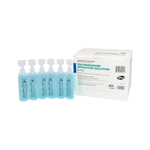 Pfizer Chlorhexidine Irrigation Solution, 0.1pct w/v, 30mL, 30 Steritube Ampoules/Box Pack