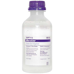 Baxter Water for Irrigation, 500ml Bottle, Loose (AHF7113) Each