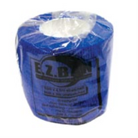 E.Z. Ban Wrap Cohesive Elastic Bandage, 2.5cm x 2 metres stretch to 4.5 metres, Blue, 30/Box Roll