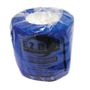 E.Z. Ban Wrap Cohesive Elastic Bandage, 2.5cm x 2 metres stretch to 4.5 metres, Blue, 30/Box Roll