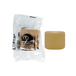 E.Z. Ban Wrap Cohesive Elastic Bandage, 2.5cm x 2 metres stretch to 4.5 metres, Blue, 30/Box Roll