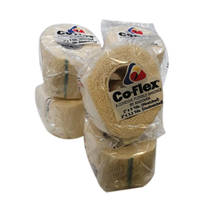 Co-Flex Wrap Cohesive Elastic Bandage, 5cm x 2 metres stretch to 4.5 metres, White, Each Each