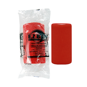 E.Z. Ban Wrap Cohesive Elastic Bandage, 2.5cm x 2 metres stretch to 4.5 metres, Blue, 30/Box Roll