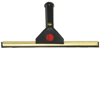 Oates Professional Aluminium Window Squeegee Head Only, 350mm, Black Rubber, Black, Each Each