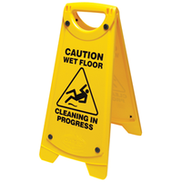 A Frame Sign, "Caution Wet Floor", 64cm, Each Each