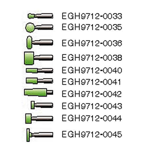 Shofu Dura Green Stones, Shank HP, Shape KN4, No 0026, 12/Pack