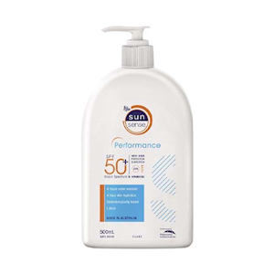 Ego Sunsense Performance Sunscreen Lotion, SPF 50+, 500ml Pump Bottle ...