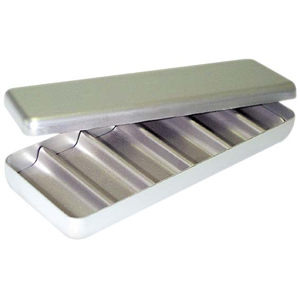 Endo Box Empty with Lid Grey 25x11x1cm Each | Livingstone International