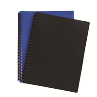 DISPLAY BOOK A4 20 POCKET BLACK EACH Each