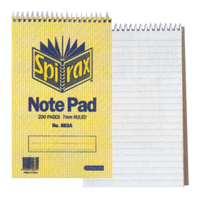 Esselte Spirax Notepad | Livingstone International