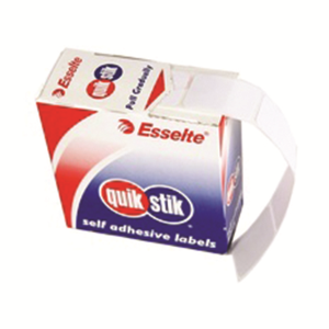 Esselte Quik Stik Adhesive Label Rectangular