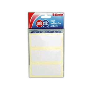 Esselte Quik Stik Adhesive Label Rectangular