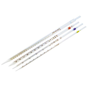 Superior Marienfeld Graduated Pipette, 5ml, class B, 1/20ML Subdivision, To Tip, European Soda Lime Glass, Each Each