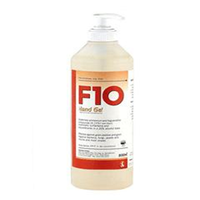F10 Hand Gel, 500ml Pump Bottle, Each Bottle