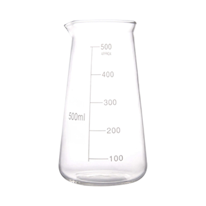 Livingstone Beaker, 500ml, with Spout, Borosilicate Glass, European, Each Each