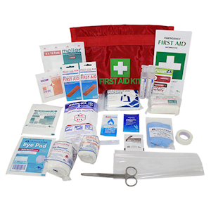Livingstone Auto First Aid Kit, Class C Plus, Complete Set In Nylon Pouch Each