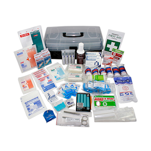 Livingstone Standard Workplace First Aid Kit, Medium, Complete Set In 1-Way Metal Case, for 1-25 people Kit