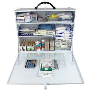 Livingstone Queensland Medium Risk A Plus First Aid Kit, Complete Set In Metal Case, for 25-100 people Kit