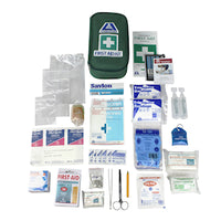 Livingstone Victoria Micro First Aid Kit, Complete Set In Green Pouch, for 1-10 people Kit