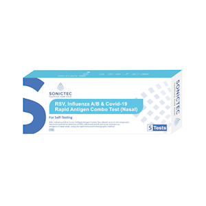 Fanttest 4-in-1 Covid19/RSV/Influenza A & B Antigen Test Kit, Self-Testing, Nasal, 5 Tests/Pack Pack