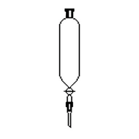 Monash Separating Funnel, Cylindrical Dropping, 100mL, Cone and Socket Joint 19/26, Borosilicate Glass, Australian, Each Each