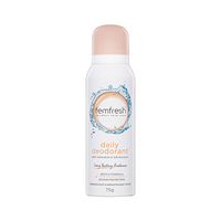 FemFresh Intimate Deodorant Spray, 75g, with Calendula and Silk Extracts, Hypoallergenic, Each