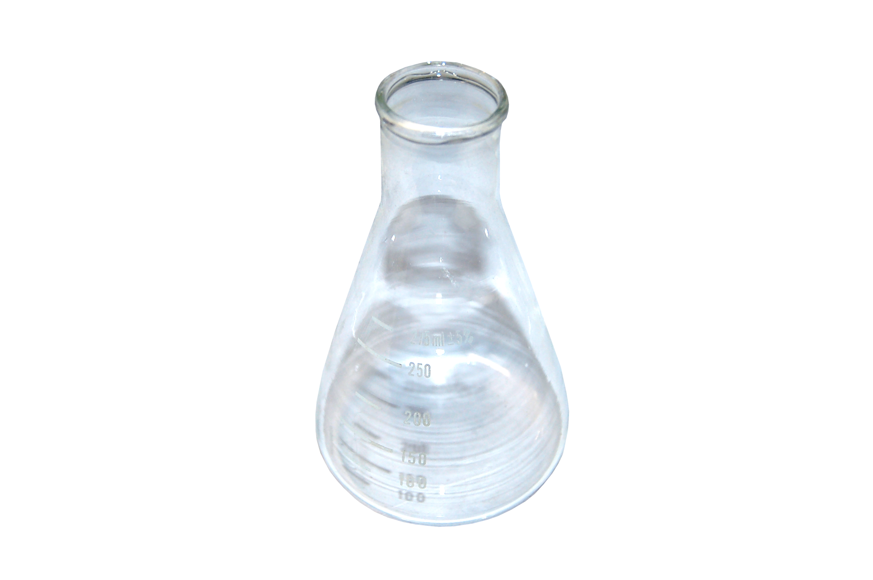 Bomex Erlenmeyer Conical Flask, 100ml, Wide Neck, 34mm, Borosilicate Glass, Graduated, Each Each